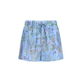 Gucci Blue Silk Bermuda Shorts Gucci