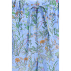 Gucci Blue Silk Bermuda Shorts Gucci