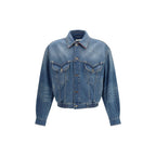 Versace Blue Cotton Clothing Versace