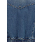 Versace Blue Cotton Clothing Versace