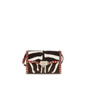 Valentino Garavani Multicolor Calf Leather Bos Taurus Shoulder Bag Valentino Garavani