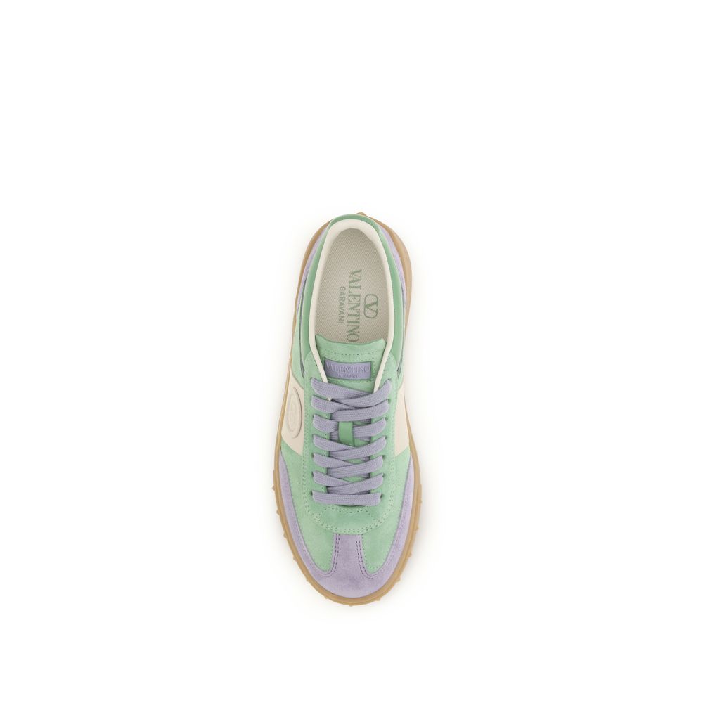 Valentino Garavani Multicolor Calf Leather Bos Taurus Low Top Sneakers Valentino Garavani