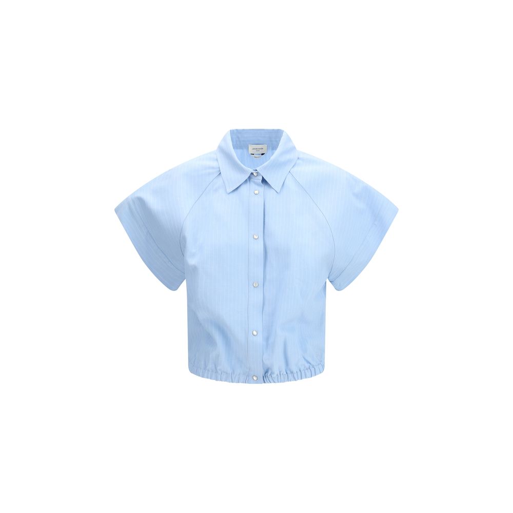 Jacob Cohen Blue Viscose Shortsleeve Shirt Jacob Cohen