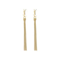 Saint Laurent Gold Brass Earrings Saint Laurent