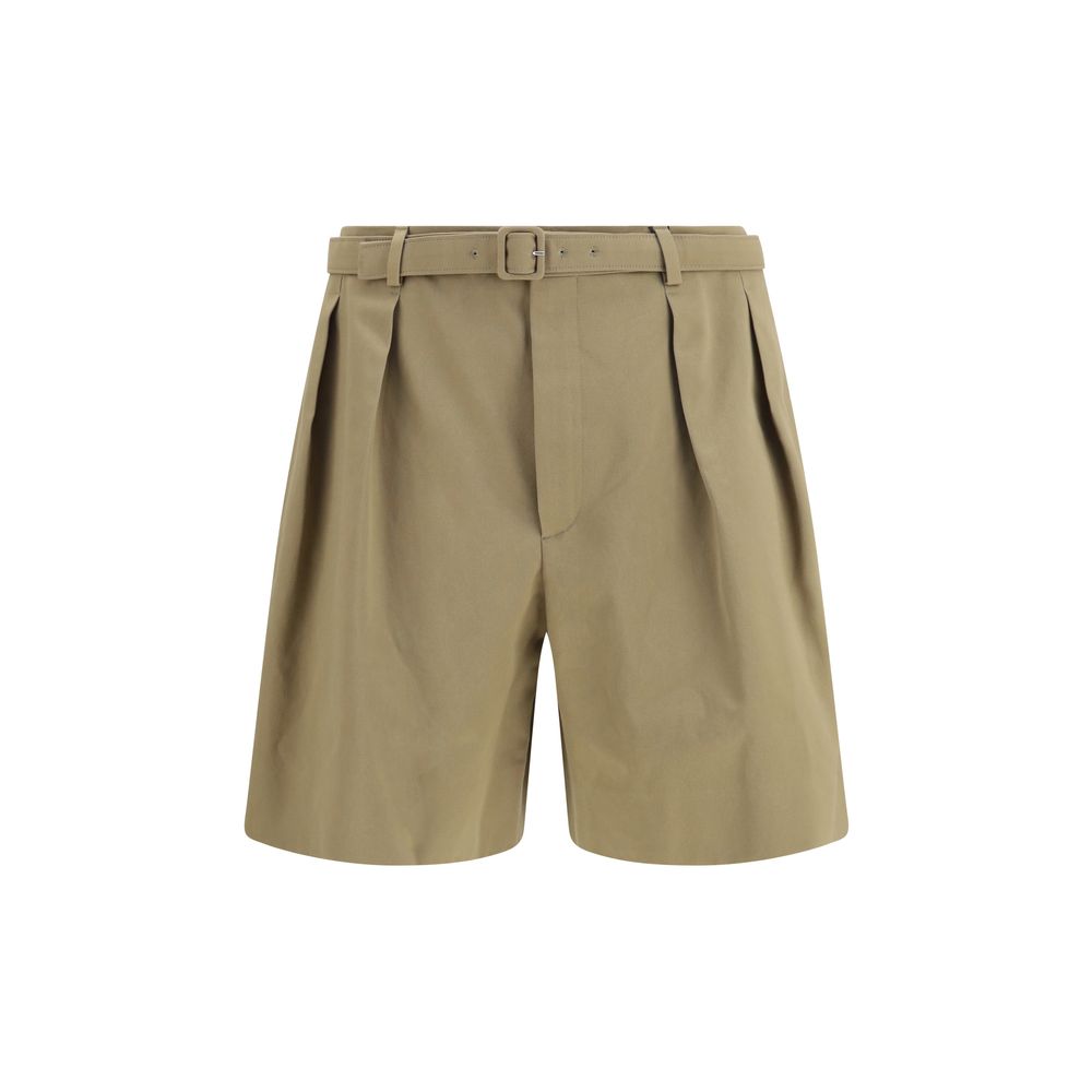 Saint Laurent Beige Cotton Bermuda Shorts Saint Laurent