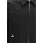 Valentino Black Cotton Bomber Valentino