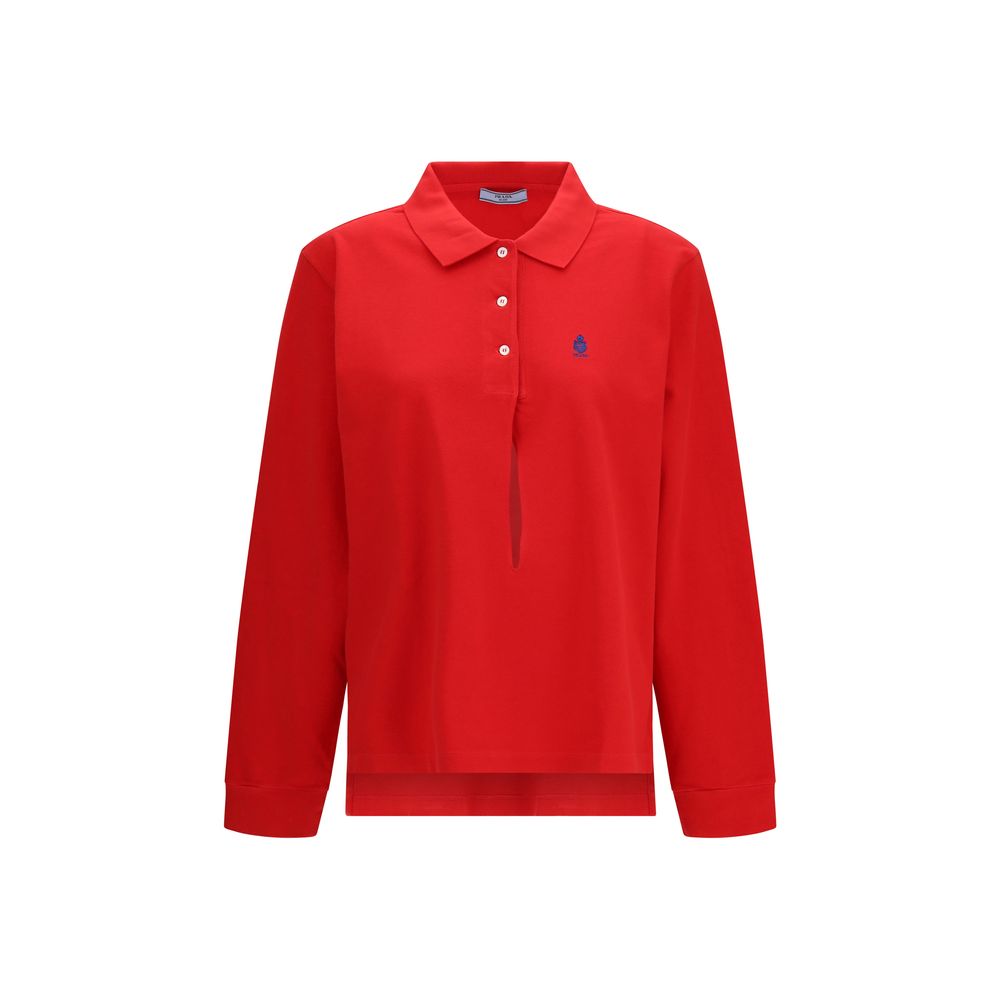 Prada Multicolor Cotton Polo Shirt Prada