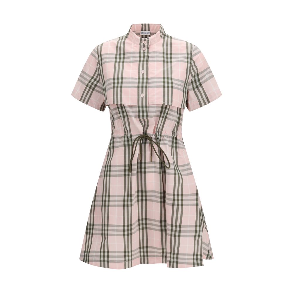 Burberry Multicolor Cotton Casual Dress Burberry