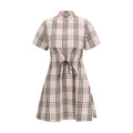 Burberry Multicolor Cotton Casual Dress Burberry