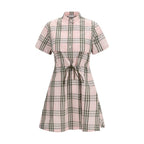 Burberry Multicolor Cotton Casual Dress Burberry