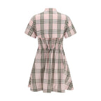 Burberry Multicolor Cotton Casual Dress Burberry
