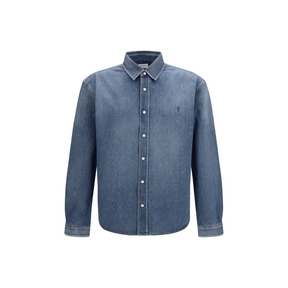 Saint Laurent Blue Denim Shirt Saint Laurent