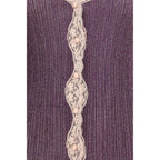 Valentino Purple Viscose Cardigan Valentino