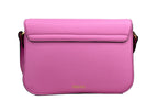 Versace La Medusa Pink Leather Shoulder Crossbody Bag Purse Versace