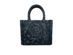 Versace Women'S 'Extra Small Athena' Shopping Bag Black Versace