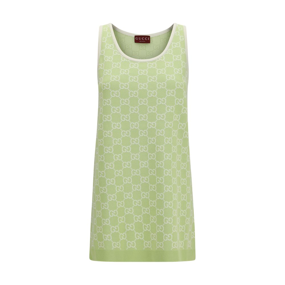 Gucci Bicolor Cotton Casual Dress Gucci