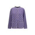 Gucci Purple Cotton Cardigan Gucci