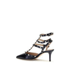 Valentino Garavani Blue Calf Leather Bos Taurus High Heel Pumps Valentino Garavani
