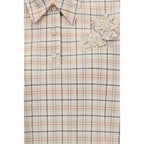 Prada Beige Fabric Pattern Shirt Prada