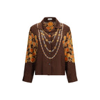 Versace Brown Fabric Shirt Versace