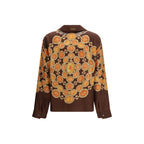 Versace Brown Fabric Shirt Versace