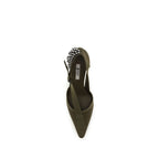 Prada Bicolor Cotton High Heel Pumps Prada