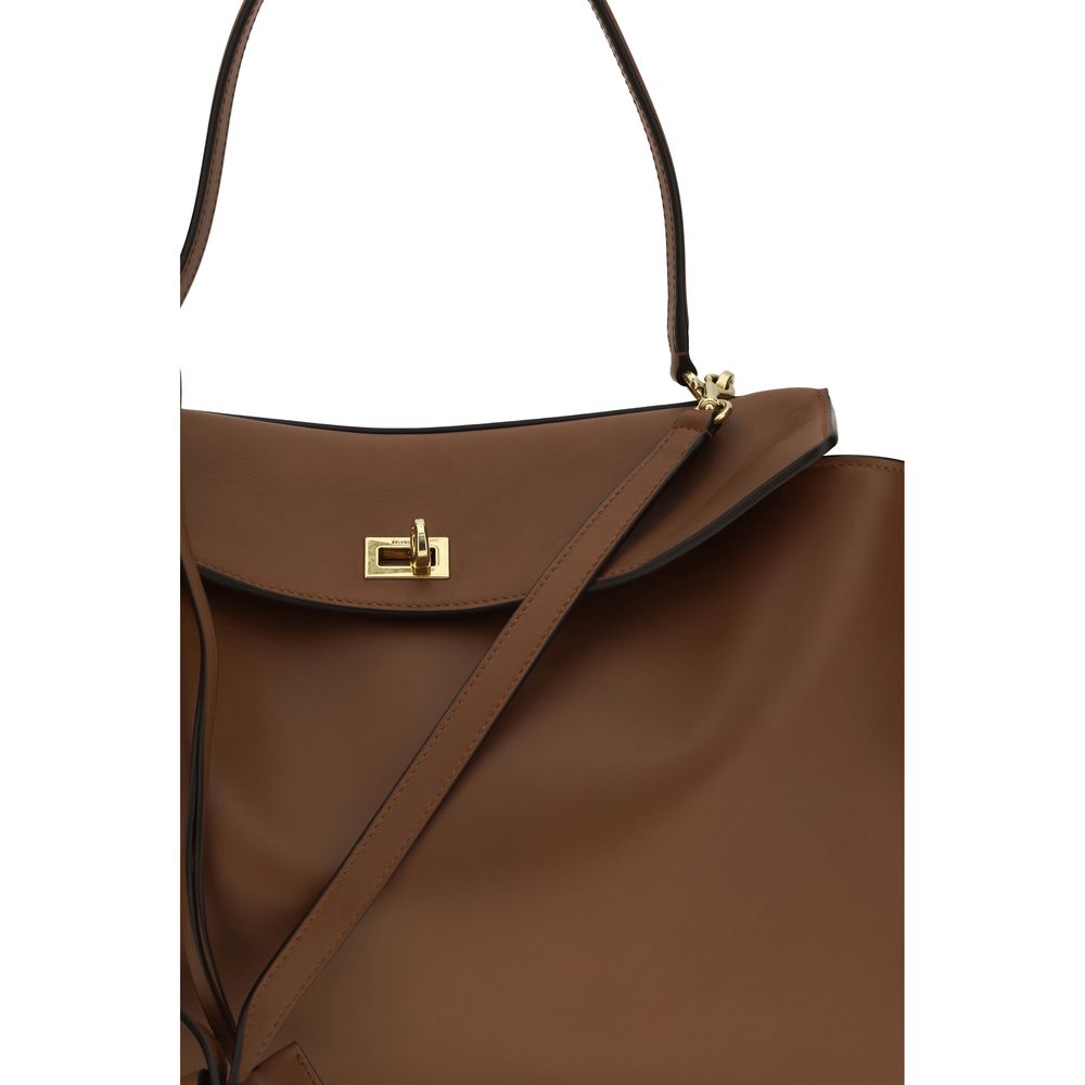Balenciaga Brown Calf Leather Bos Taurus Shoulder Bag Balenciaga