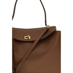 Balenciaga Brown Calf Leather Bos Taurus Shoulder Bag Balenciaga