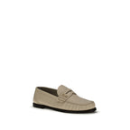 Saint Laurent Beige Calf Leather Bos Taurus Slip-On Loafers Saint Laurent