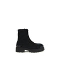 Balenciaga Black Calf Leather Bos Taurus Lace-Up Boots Balenciaga