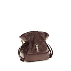Saint Laurent Bordeaux Lamb Ovis Aries Aries Clutch Bag Saint Laurent