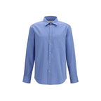 Valentino Blue Cotton Shirt Valentino