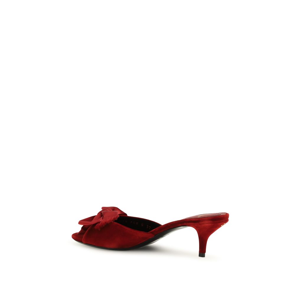Valentino Garavani Multicolor Calf Leather Bos Taurus Flat Sandals Valentino Garavani