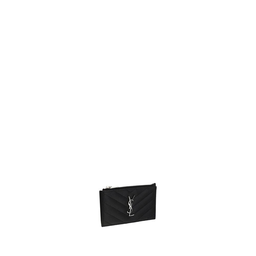 Saint Laurent Black Calf Leather Bos Taurus Wallet Saint Laurent