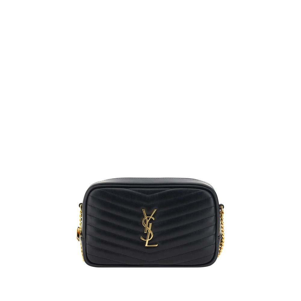 Saint Laurent Black Calf Leather Bos Taurus Shoulder Bag Saint Laurent