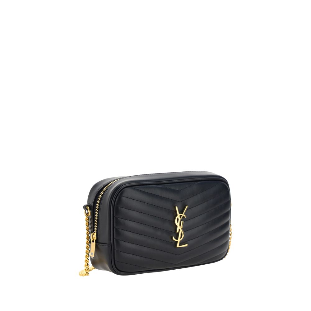 Saint Laurent Black Calf Leather Bos Taurus Shoulder Bag Saint Laurent