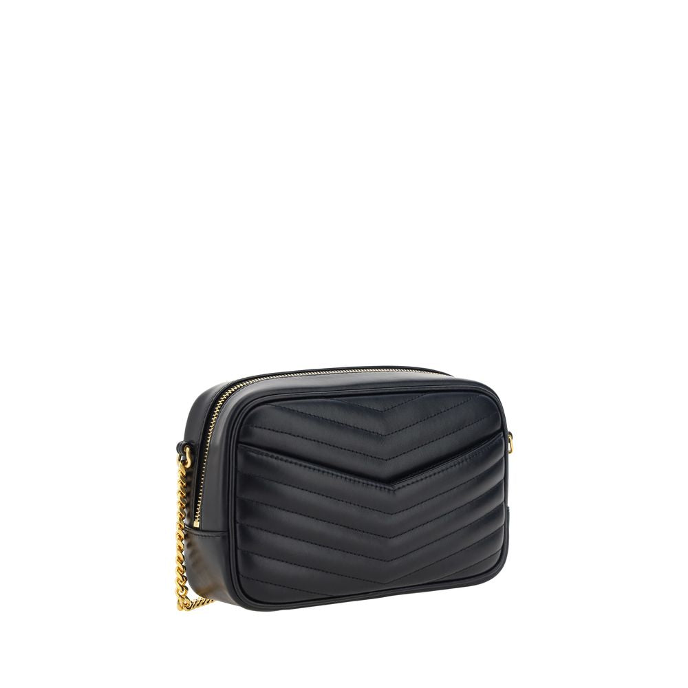 Saint Laurent Black Calf Leather Bos Taurus Shoulder Bag Saint Laurent