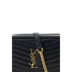 Saint Laurent Black Calf Leather Bos Taurus Shoulder Bag Saint Laurent