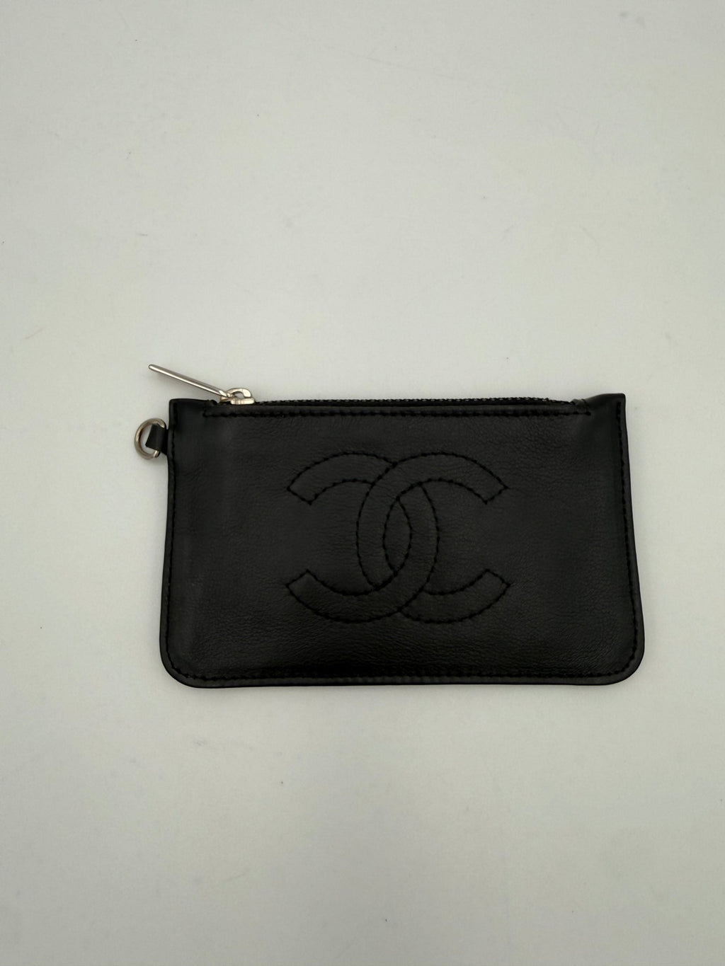 Chanel CHANEL Lamb Leather Coin Purse/Card Holder Chanel