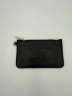 Chanel CHANEL Lamb Leather Coin Purse/Card Holder Chanel