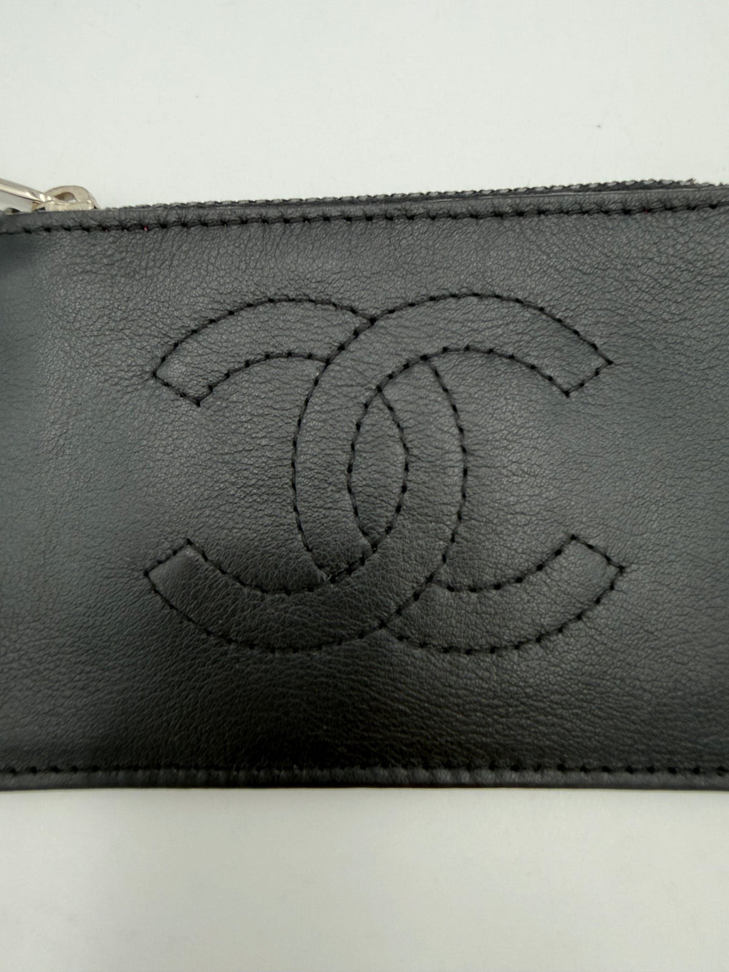 Chanel CHANEL Lamb Leather Coin Purse/Card Holder Chanel