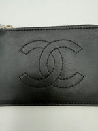 Chanel CHANEL Lamb Leather Coin Purse/Card Holder Chanel