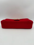 Gucci GUCCI MARMONT Red Velvet Handbag Gucci