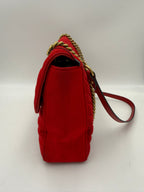 Gucci GUCCI MARMONT Red Velvet Handbag Gucci