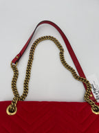 Gucci GUCCI MARMONT Red Velvet Handbag Gucci