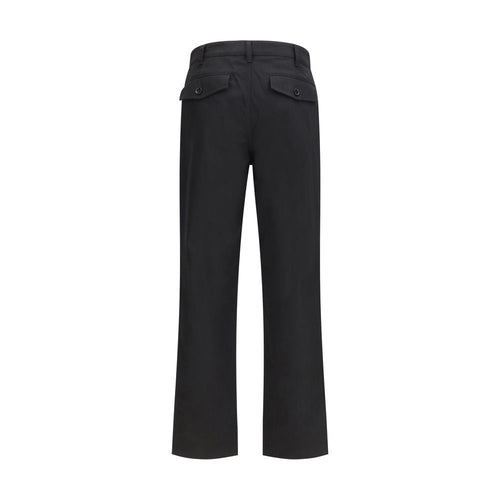 Burberry Black Cotton Chino Pants Burberry