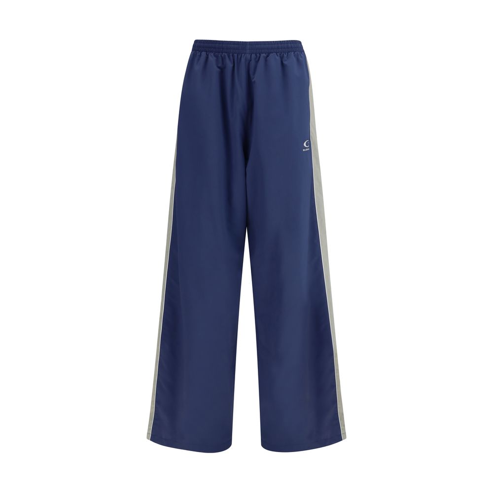 Balenciaga Blue Polyester Joggers (Workout Pants) Balenciaga