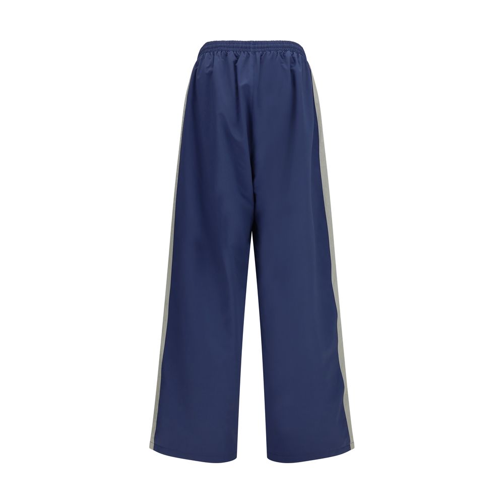 Balenciaga Blue Polyester Joggers (Workout Pants) Balenciaga