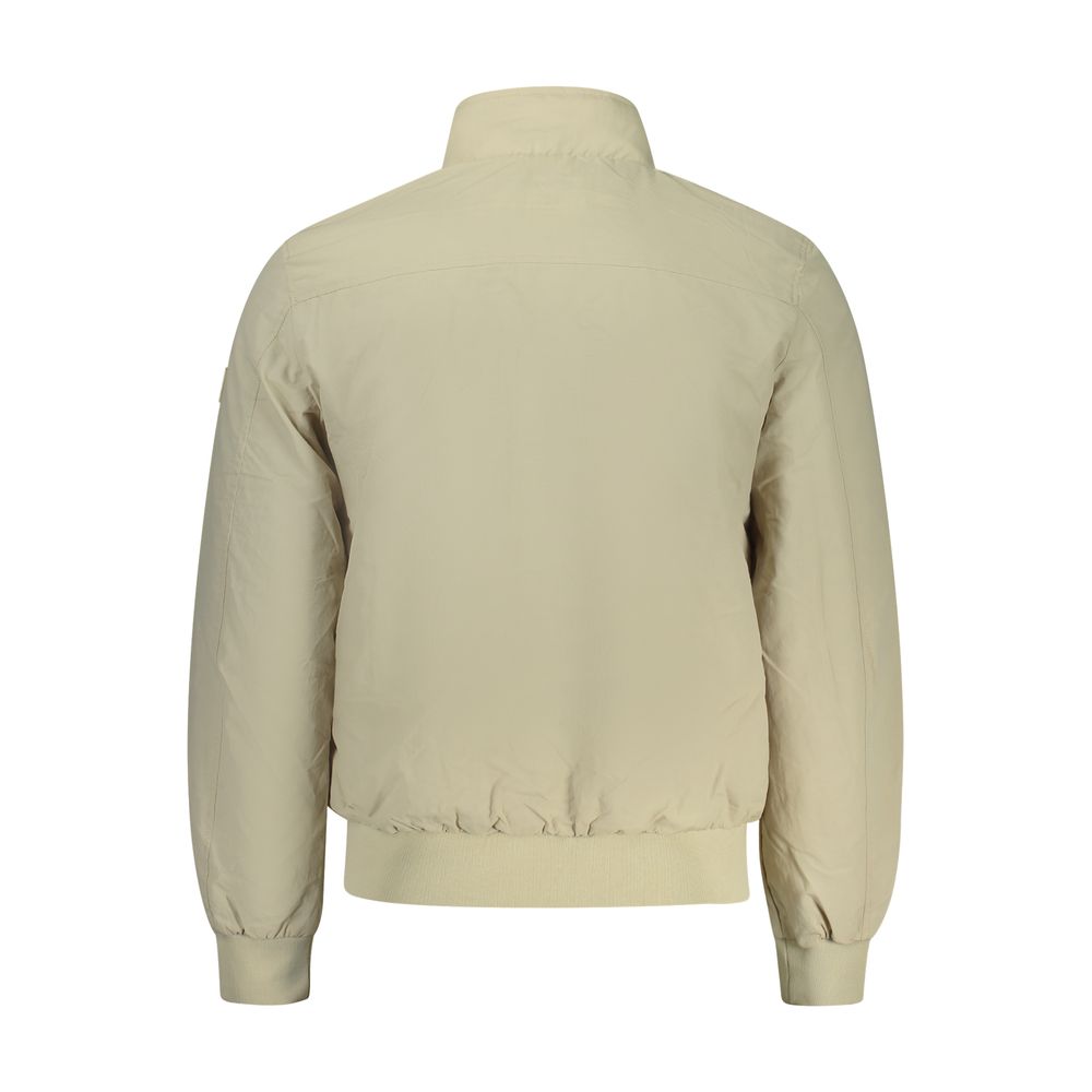 U.S. Grand Beige Polyester Men's Jacket U.S. Grand