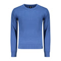 U.S. Grand Blue Cotton Men Sweater U.S. Grand